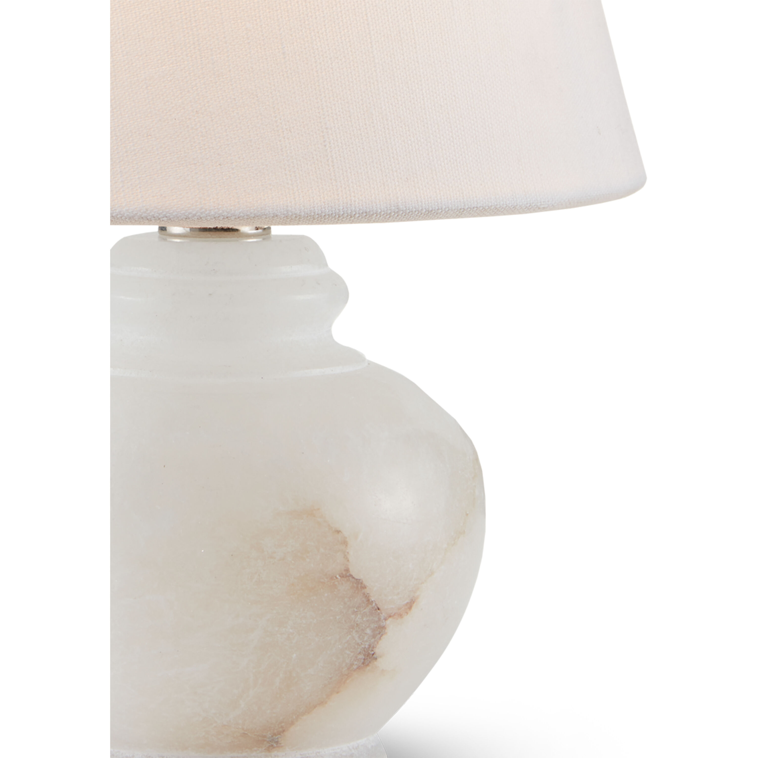 Piccolo 9 inch 60 watt Natural/Alabaster Mini Table Lamp Portable Light