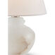 Piccolo 9 inch 60 watt Natural/Alabaster Mini Table Lamp Portable Light