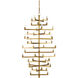 Andre 52 Light 39.75 inch Brass Chandelier Ceiling Light