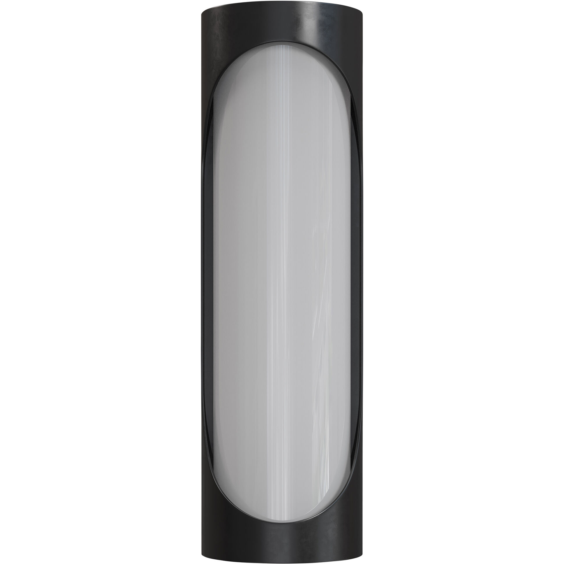 Swale LED 22 inch Black/White Outdoor Wall Sconce, Small