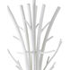 Twiggy 6 Light 48 inch Gesso White Chandelier Ceiling Light