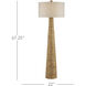 Birdsong 67.25 inch 150 watt Natural Floor Lamp Portable Light