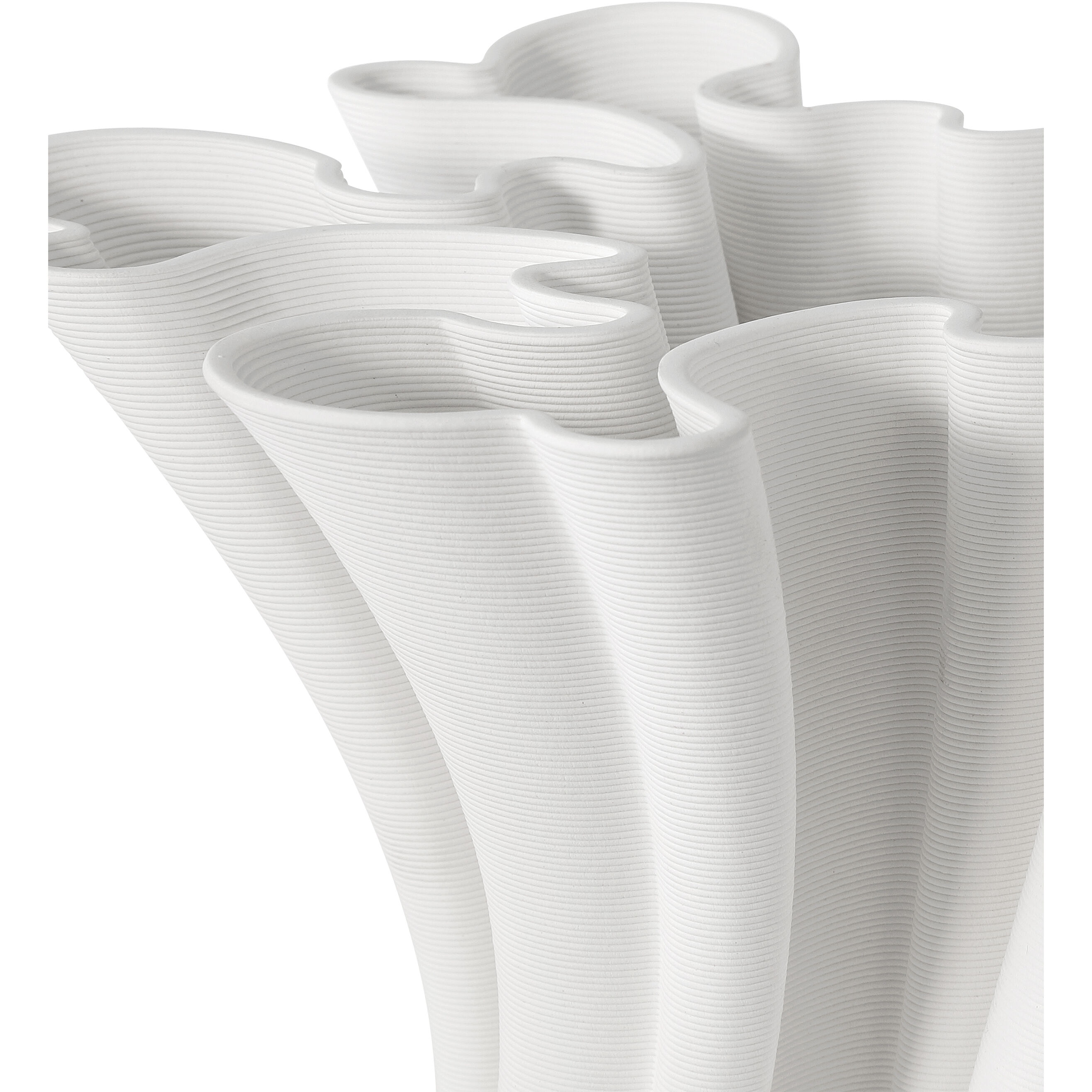 Godet 10.5 X 7.5 inch Twist Vase