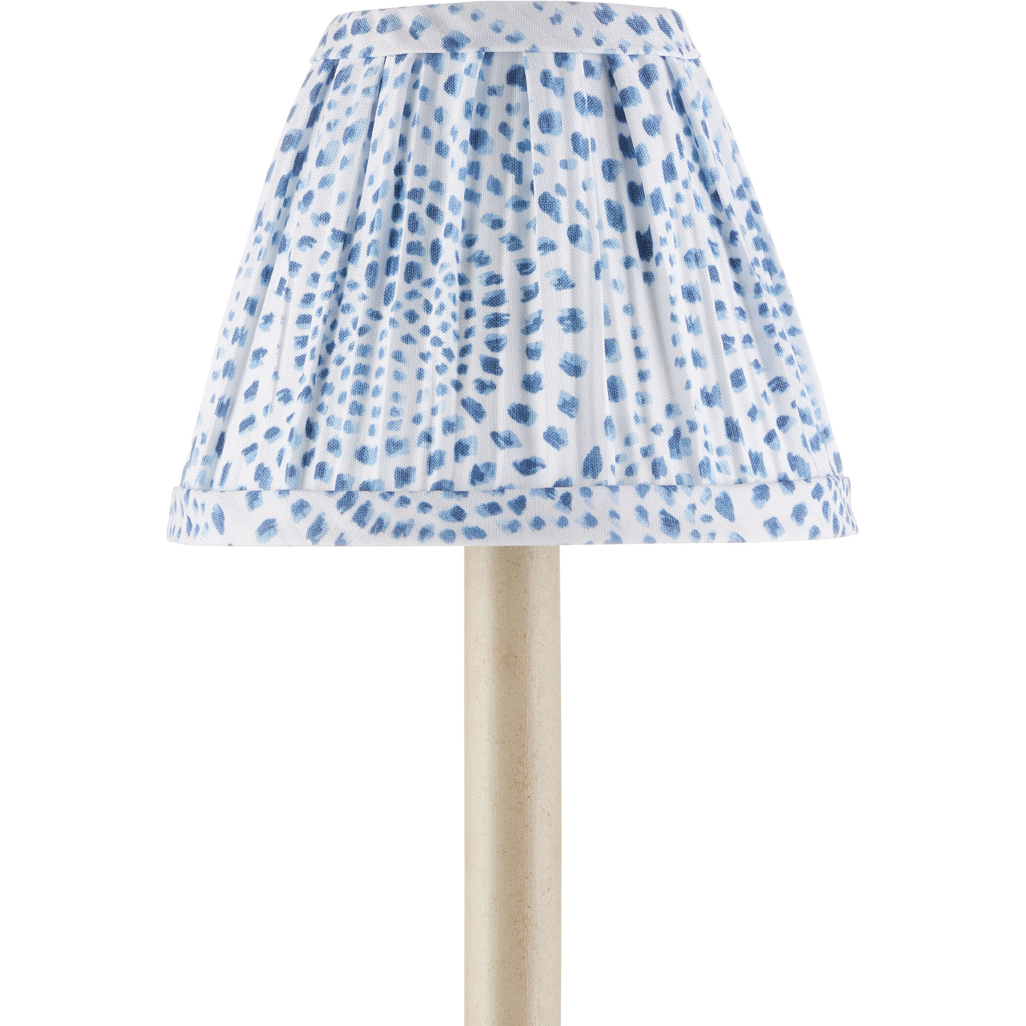 Lenore Blue/Ivory Tapered Chandelier Shade