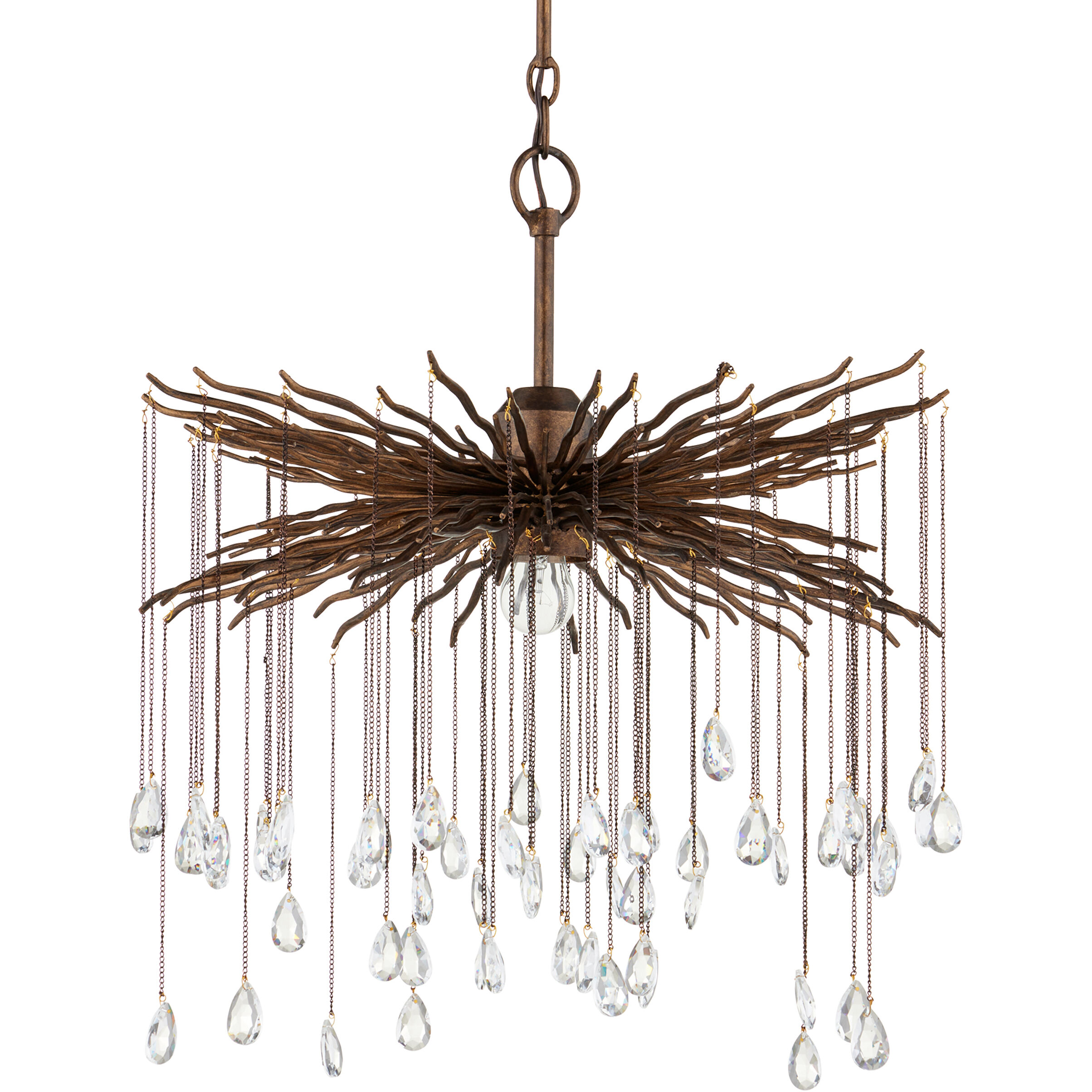 Fen 1 Light 20.5 inch Cupertino Chandelier Ceiling Light, Small