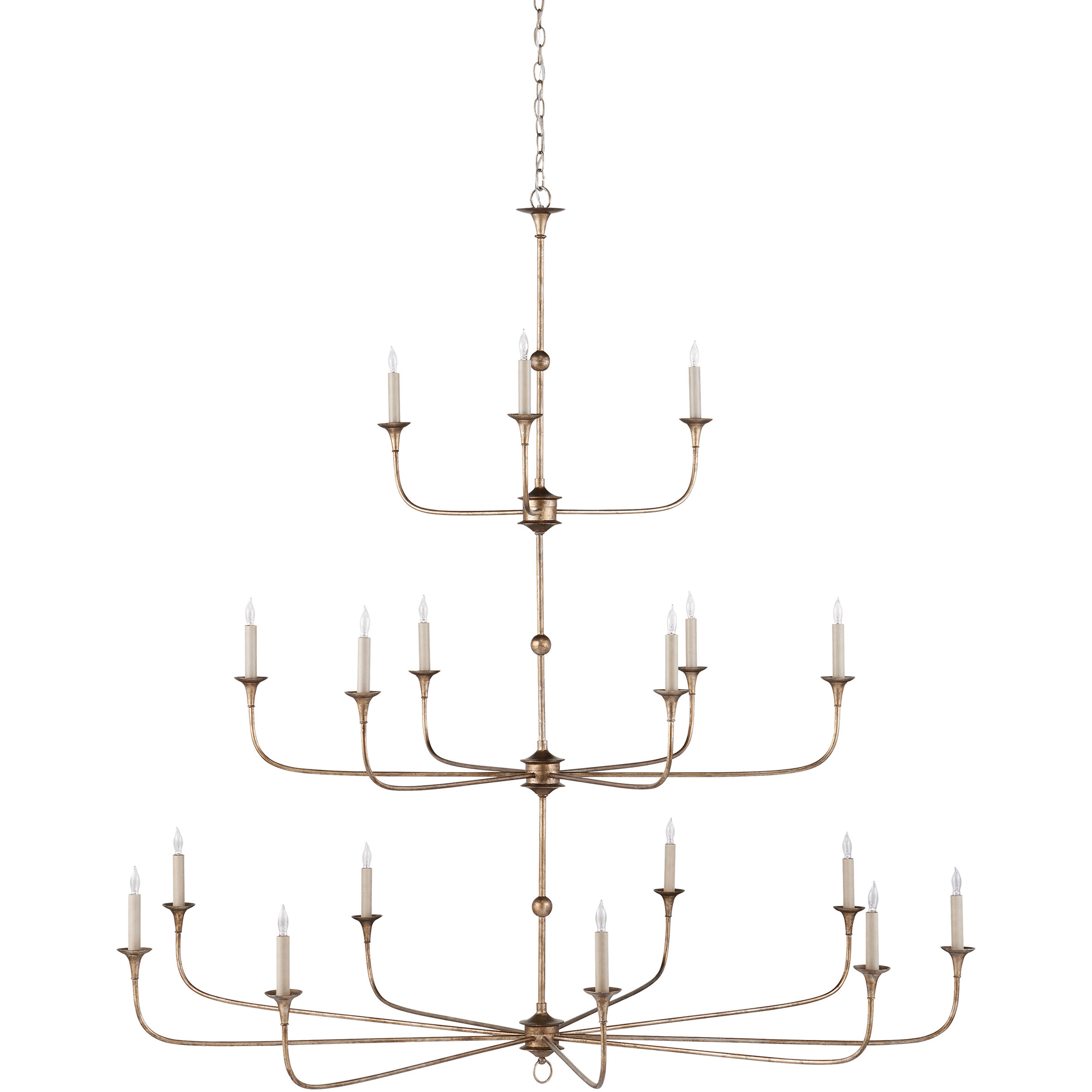 Nottaway 18 Light 60 inch Pyrite Bronze Chandelier Ceiling Light