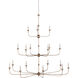 Nottaway 18 Light 60 inch Pyrite Bronze Chandelier Ceiling Light