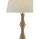 Bourgeon 66 inch 150 watt Natural/Dark Contemporary Gold Leaf Floor Lamp Portable Light