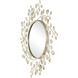 Lunaria 37.5 inch Contemporary Silver Leaf/Mirror Mirror