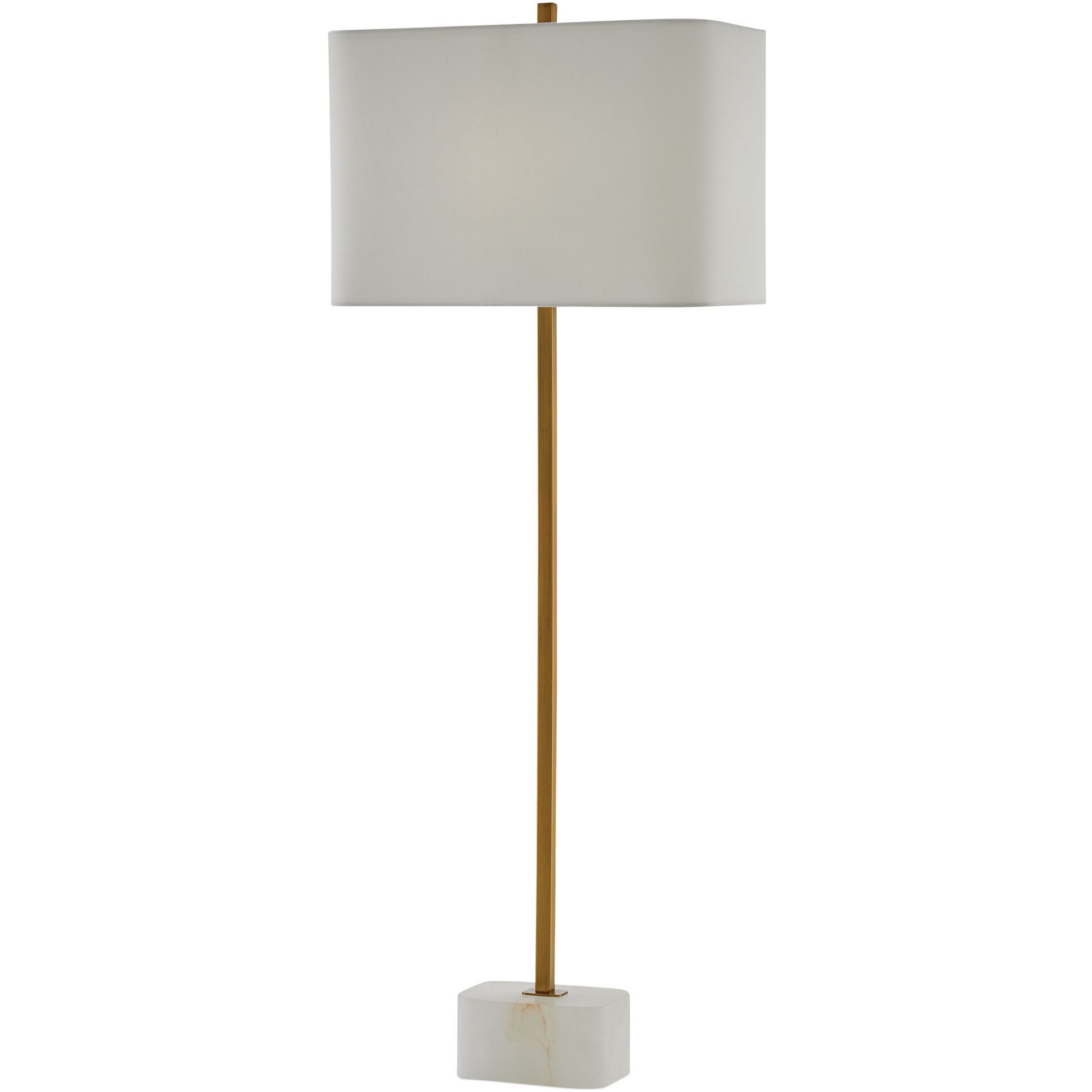 Felix 39.75 inch 100 watt Natural/Antique Brass Table Lamp Portable Light