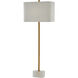 Felix 39.75 inch 100 watt Natural/Antique Brass Table Lamp Portable Light
