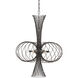 Akio 6 Light 29.75 inch Bronze Gold Chandelier Ceiling Light