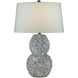 Jessamine 26 inch 150 watt Cloud Blue Table Lamp Portable Light