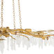 Forest Light 10 Light 62 inch Washed Lucerne Gold/Natural Chandelier Ceiling Light, Aviva Stanoff Collection