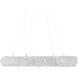 Iconoclast 1 Light 32 inch Contemporary Silver Leaf/Contemporary Silver/Natural Chandelier Ceiling Light