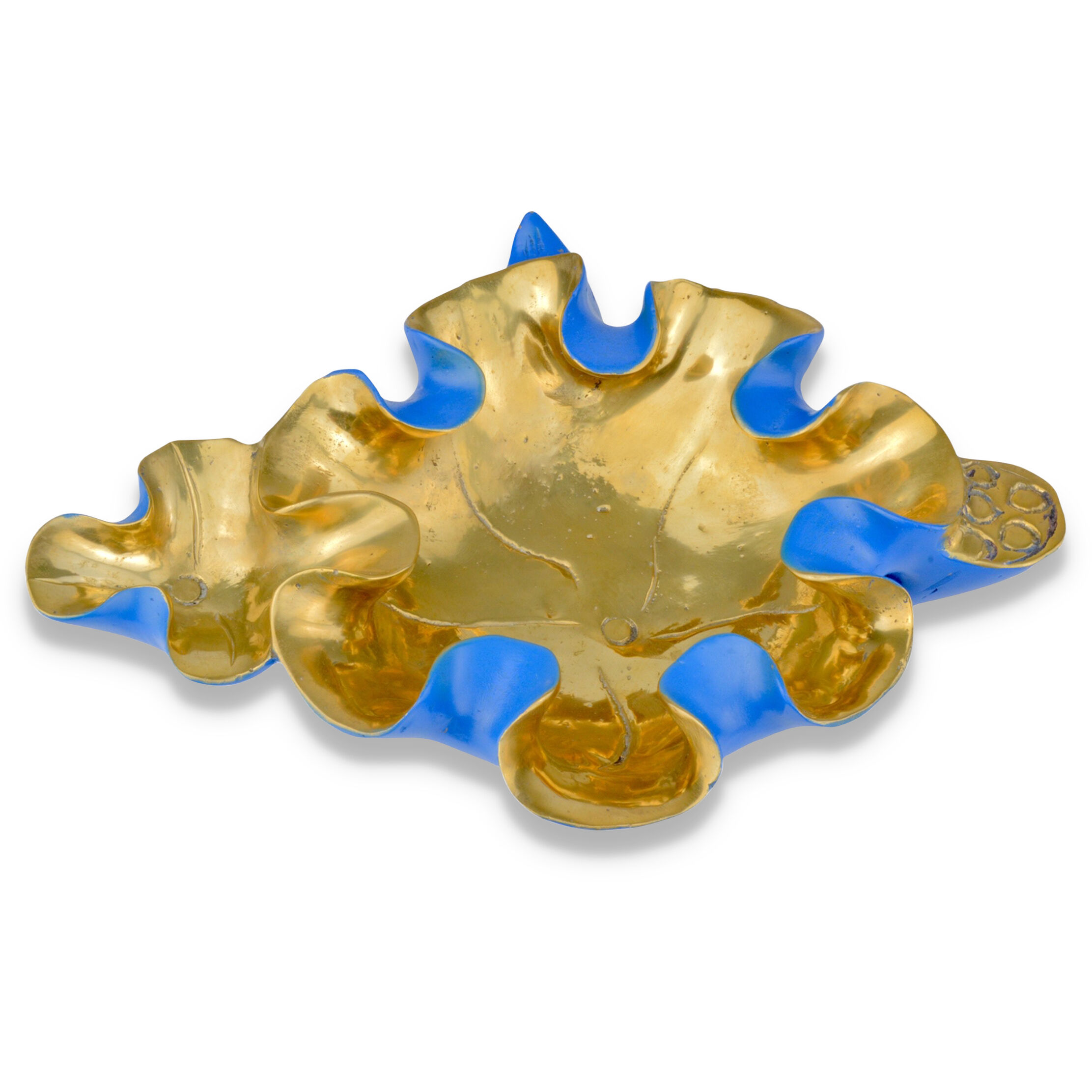 Wrapped Lotus Leaf 11 X 2.25 inch Bowl