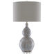 Idyll 30.5 inch 150 watt Gray/Blue/Taupe/Clear Table Lamp Portable Light