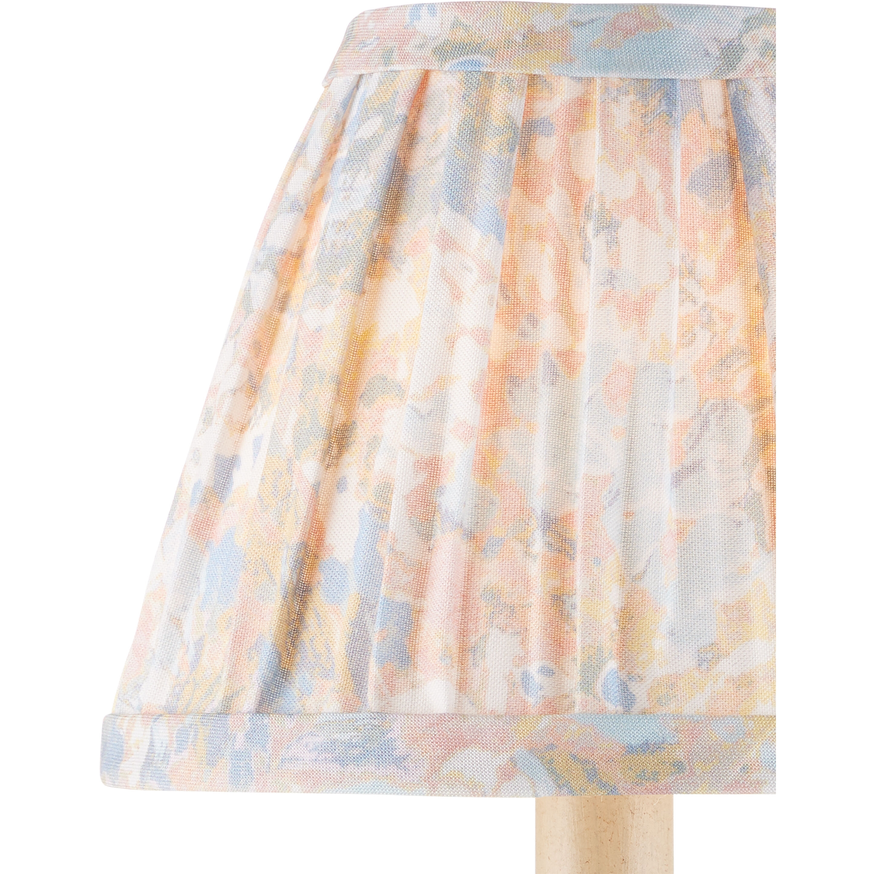 Wildflower Pastel Blue/Pastel Pink/Ivory Tapered Chandelier Shade