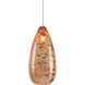 Rame 15 Light 23 inch Copper/Silver/Painted Silver Multi-Drop Pendant Ceiling Light