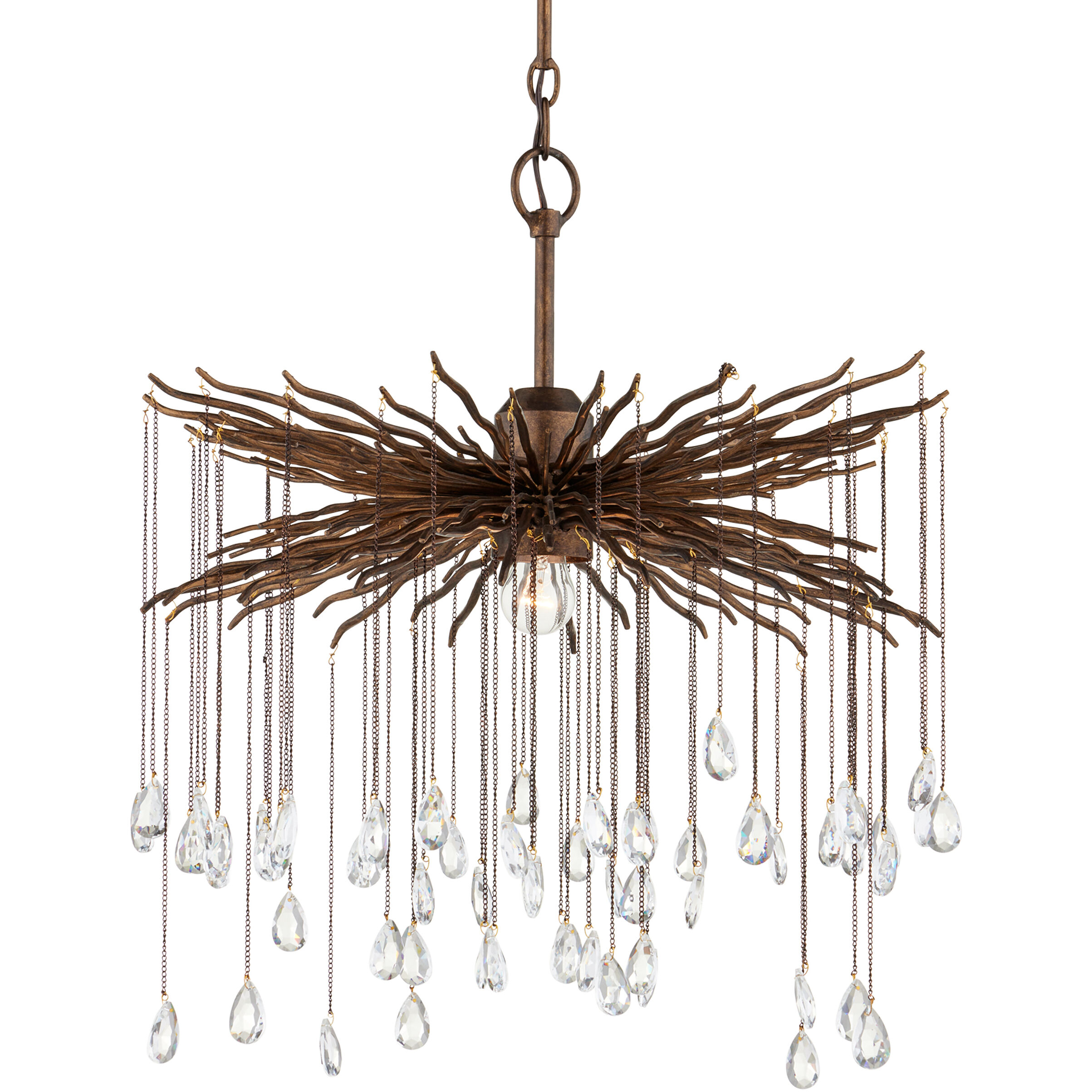 Fen 1 Light 20.5 inch Cupertino Chandelier Ceiling Light, Small