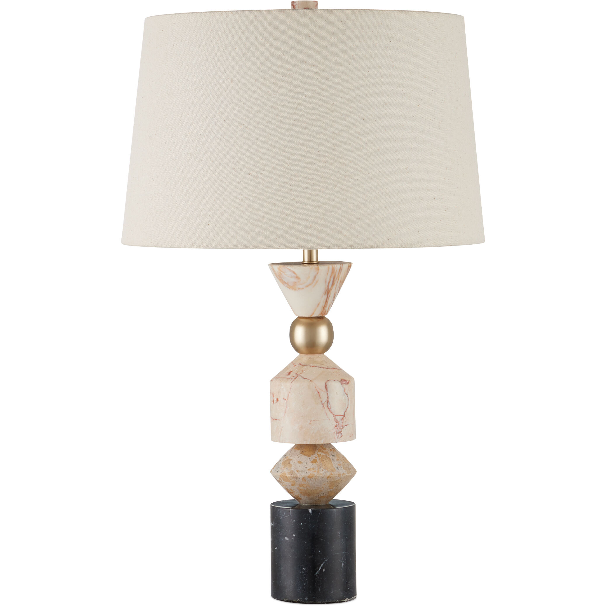 Seguso 28 inch 150.00 watt Natural/Black/Brass Table Lamp Portable Light