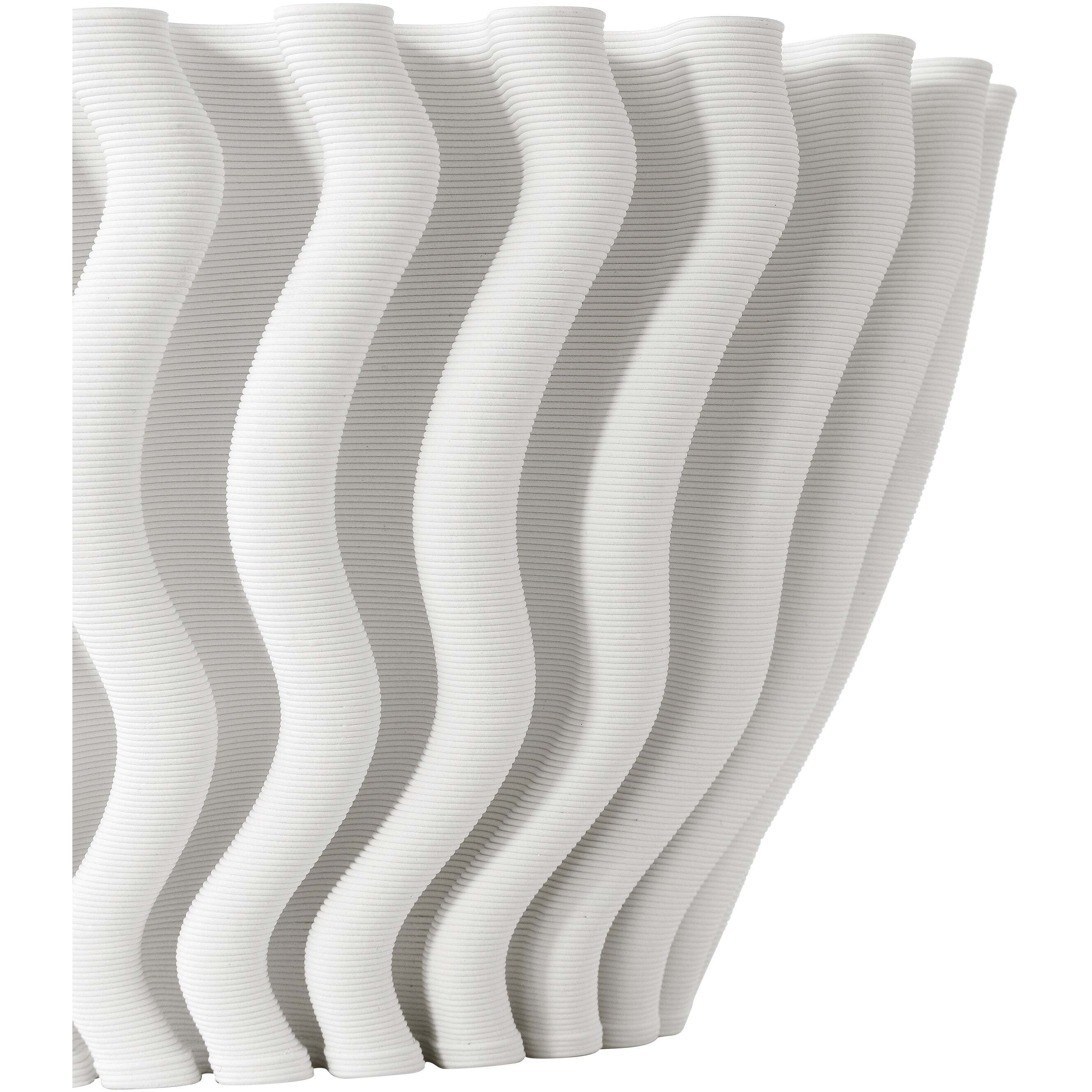 Ripple 10.25 X 6.25 inch Vase