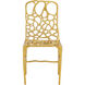 Honeycomb Gold Side Chair