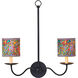 Marble Multicolor 5 inch Drum Chandelier Shade