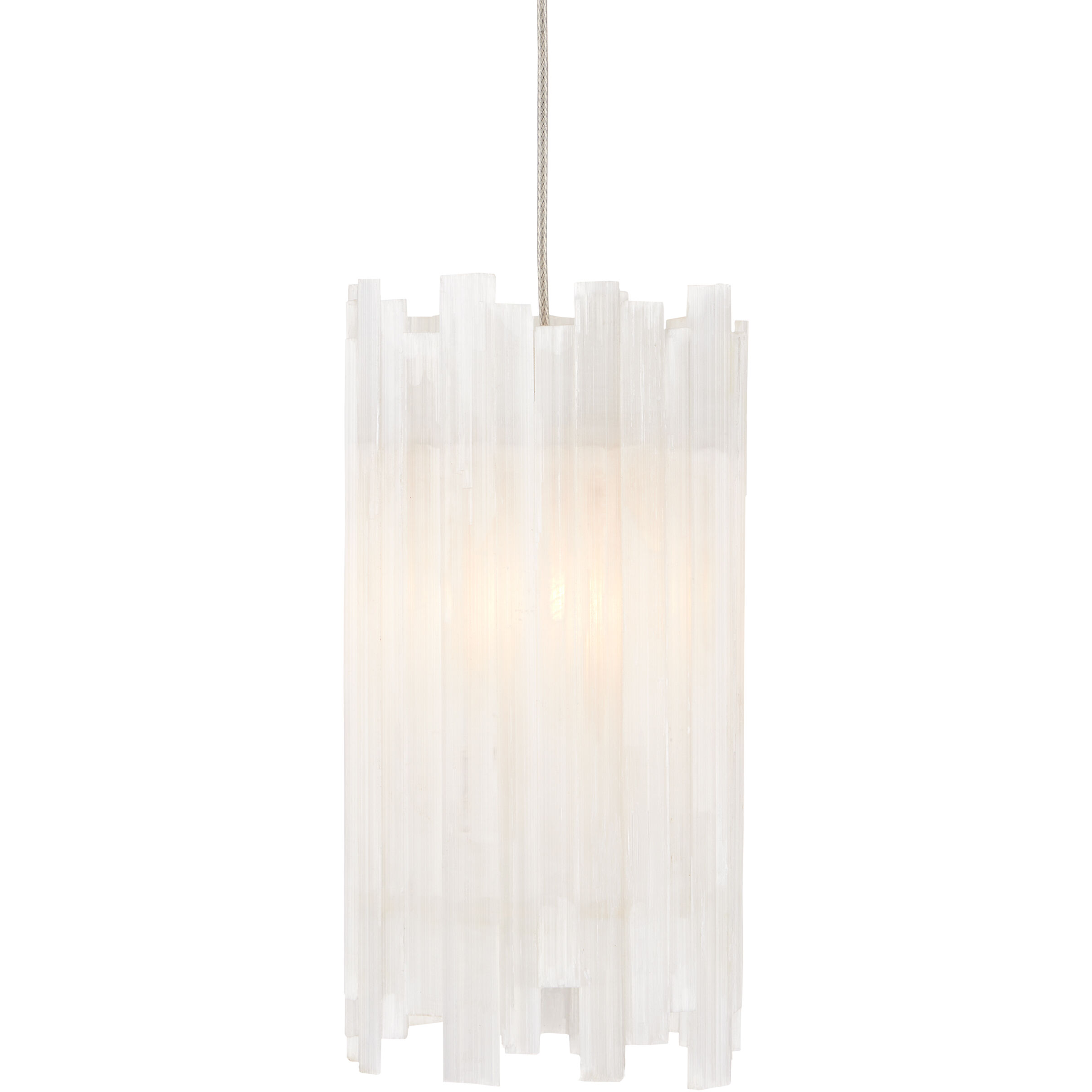 Escenia 3 Light 9.5 inch Natural/Painted Silver Multi-Drop Pendant Ceiling Light