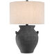 Anza 27.25 inch 150 watt Black Ash/Satin Black Table Lamp Portable Light