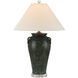 Junko 29 inch 150.00 watt Green/Clear Table Lamp Portable Light