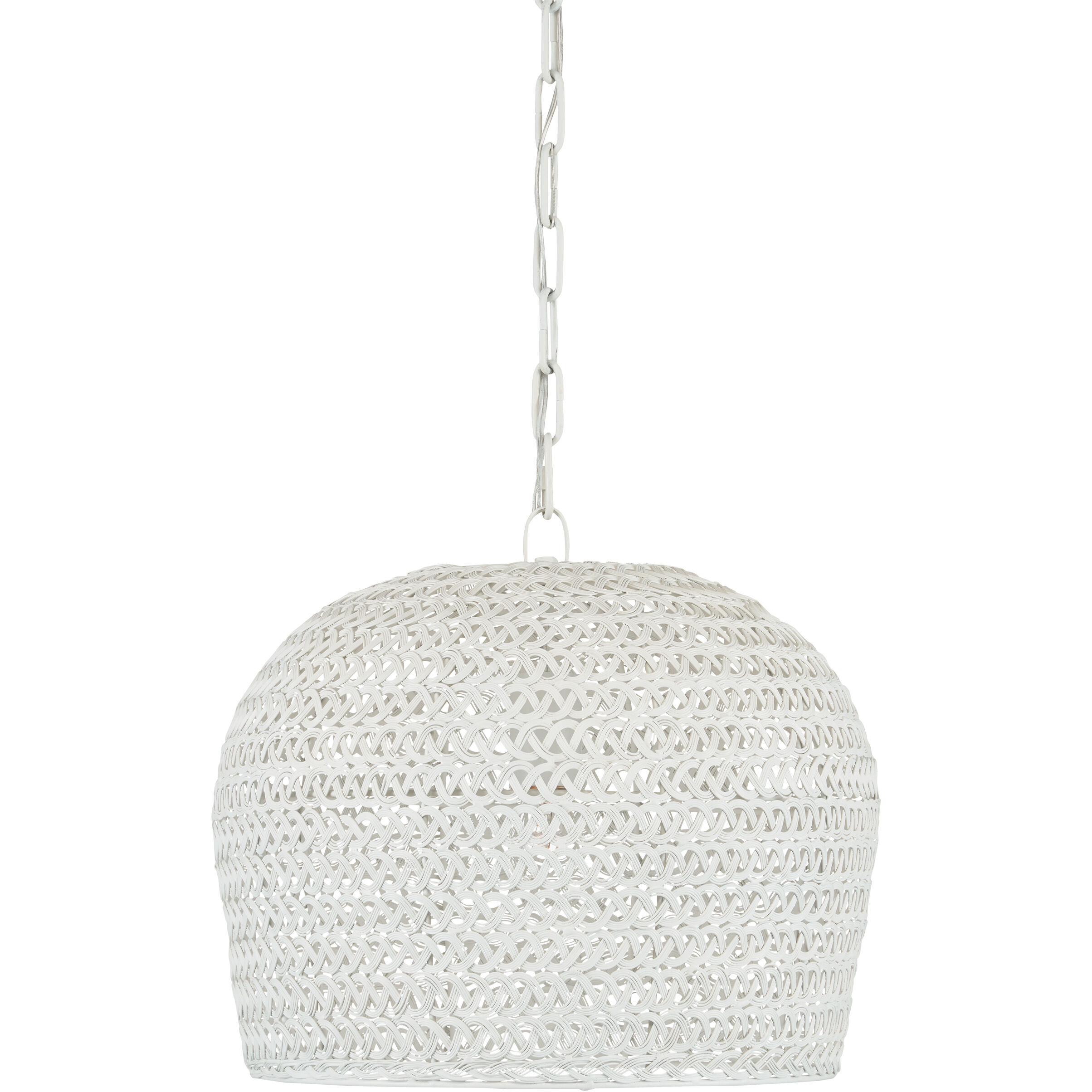 Piero 1 Light 16 inch White Chandelier Ceiling Light, Small