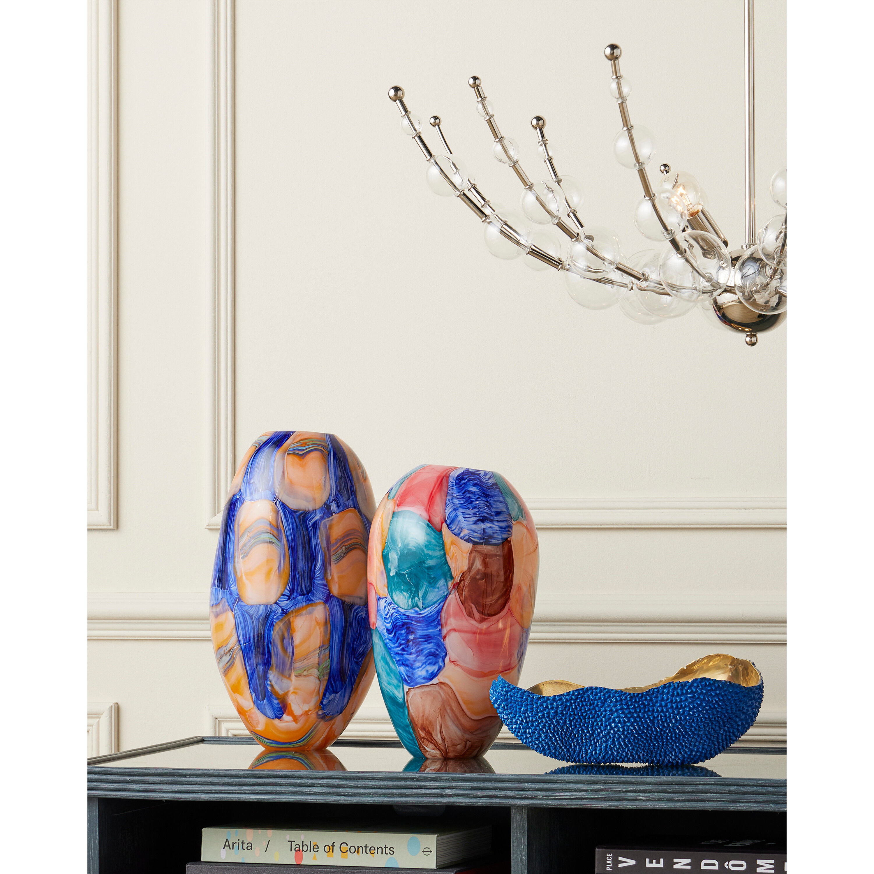 Abberton 4 Light 31 inch Polished Nickel Chandelier Ceiling Light