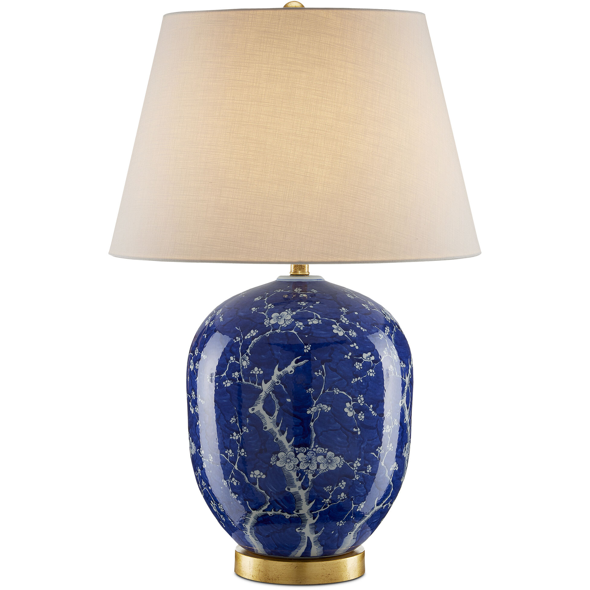 Sakura 31 inch Blue/White/Raffia Table Lamp Portable Light