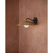 Barbary 1 Light 8 inch Natural/Black/Frosted White Outdoor Wall Sconce
