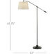 Maxstoke 65.75 inch Oil Rubbed Bronze Floor Lamp Portable Light