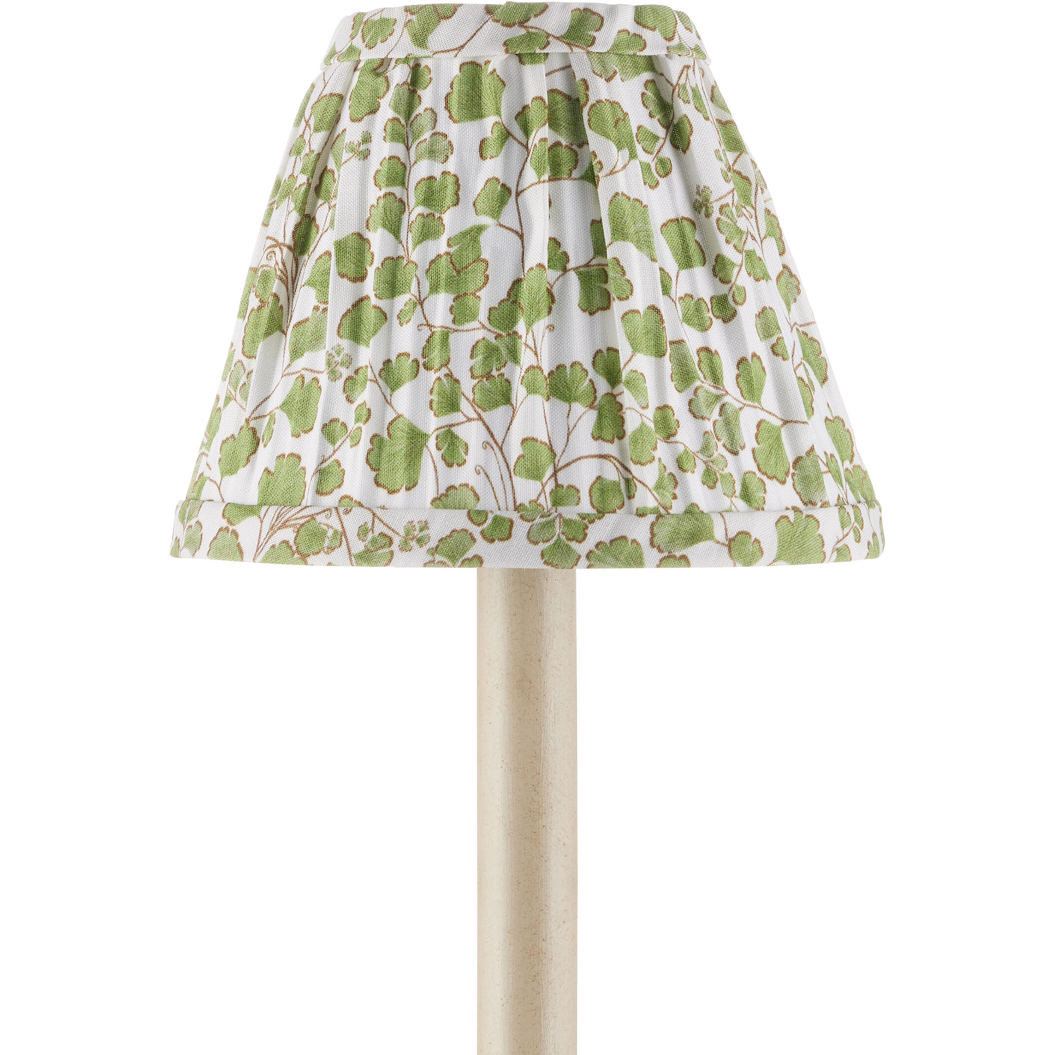 Maiden Fern Green/Ivory Tapered Chandelier Shade