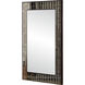 Mosaico 43.25 X 33.25 inch Ebony/Antique Mirror Mirror