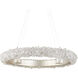 Iconoclast 1 Light 32 inch Contemporary Silver Leaf/Contemporary Silver/Natural Chandelier Ceiling Light