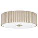 Caravel 1 Light 14 inch Silver Leaf Flush Mount Ceiling Light