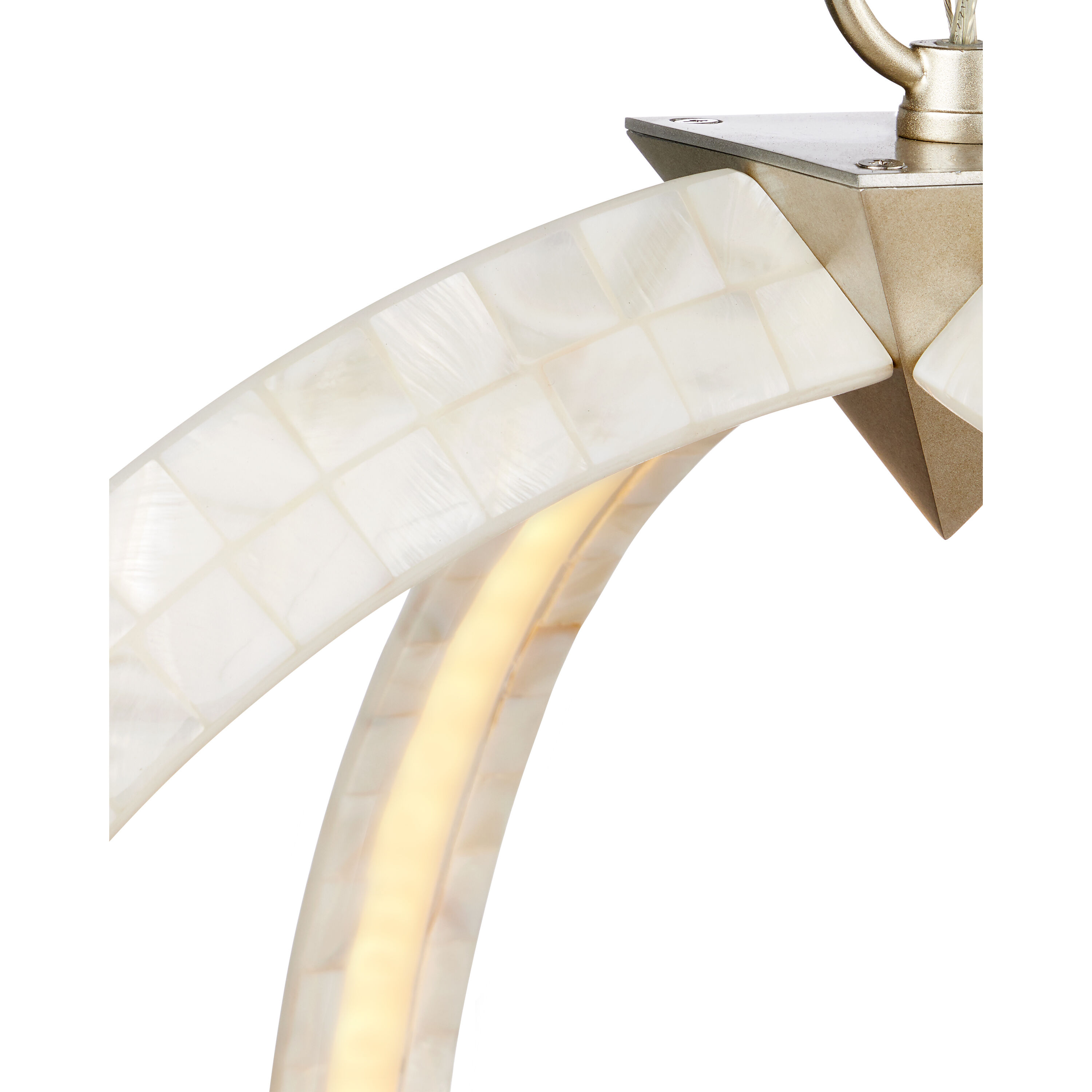 Arietta LED 20 inch Pearl/Silver Chandelier Ceiling Light