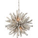 Kuka 6 Light 25 inch Whitewashed Driftwood Pendant Ceiling Light, Marjorie Skouras Collection