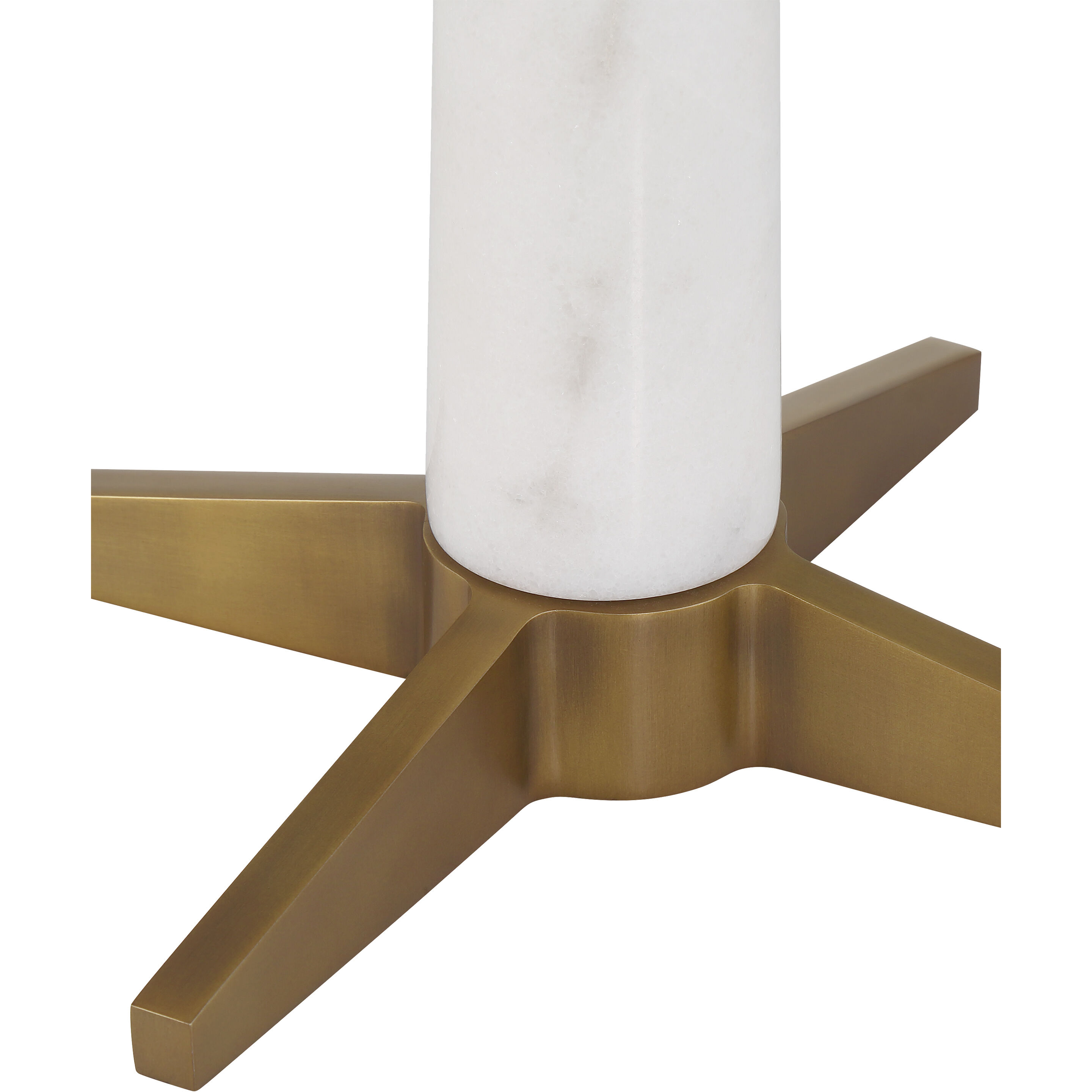 Munroe 31.75 inch 60.00 watt White/Antique Brass Table Lamp Portable Light