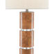 Birdseye 29.5 inch 150 watt Birdseye Maple Veneer Table Lamp Portable Light