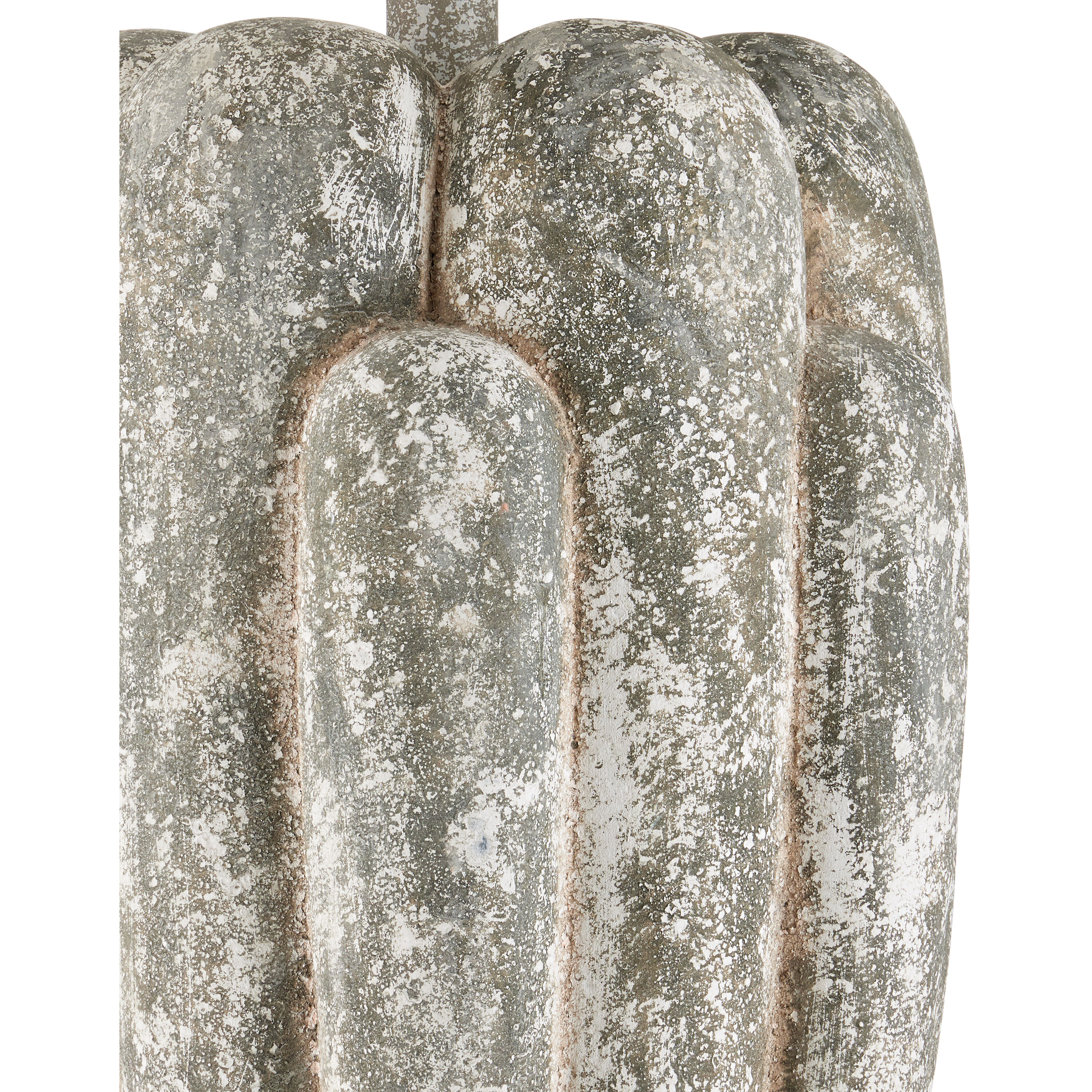 Buttress 35.5 inch 150 watt Dark Gray/White Texture Table Lamp Portable Light