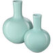 Celadon 15 X 11.25 inch Straight Neck Vase, Medium