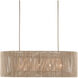 Mereworth 5 Light 42.25 inch Natural Rope/Beige Chandelier Ceiling Light