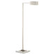Ruxley 44.25 inch 25 watt Polished Nickel Floor Lamp Portable Light