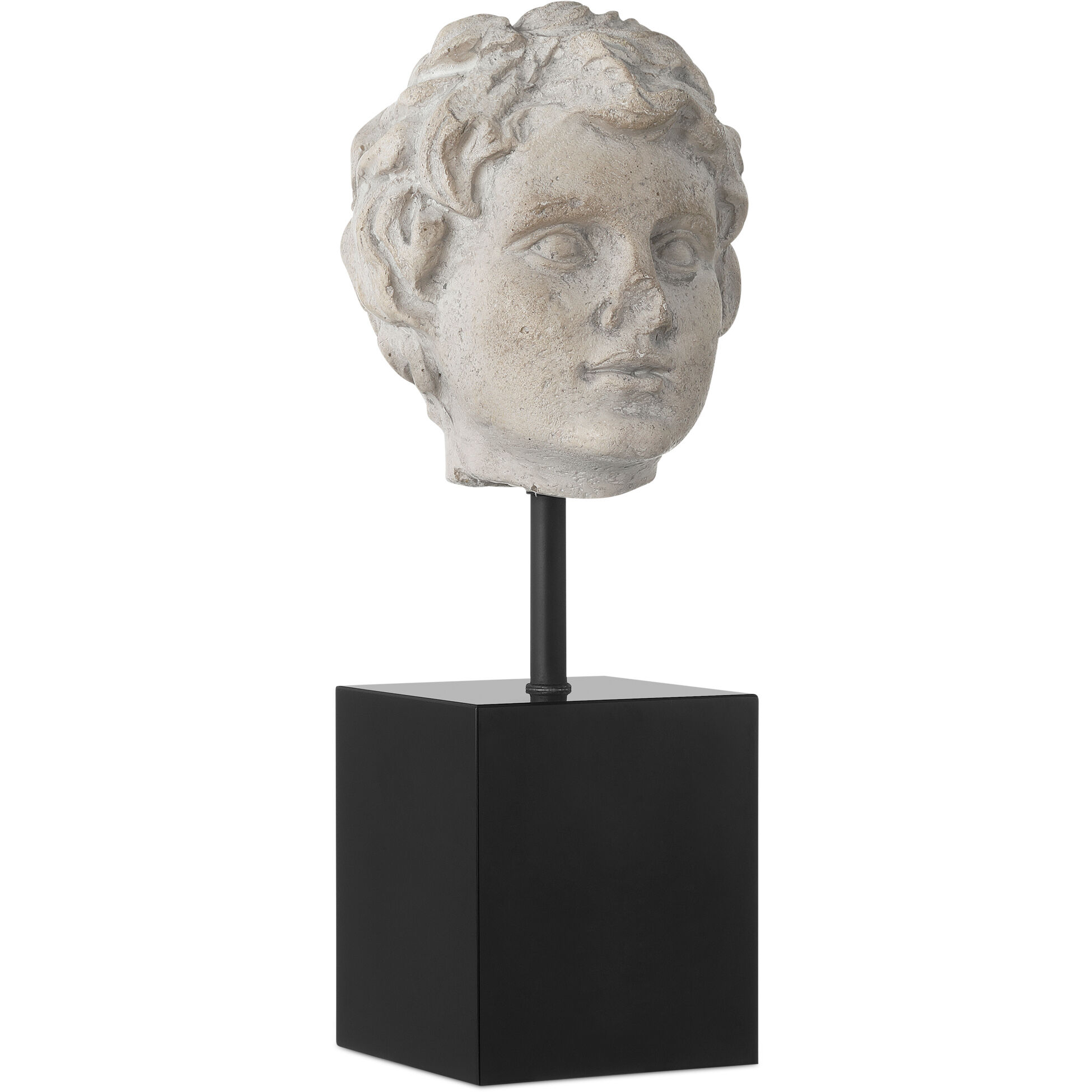 Venus Head on Stand 12.5 X 3.5 inch Sculptures, Set of 2