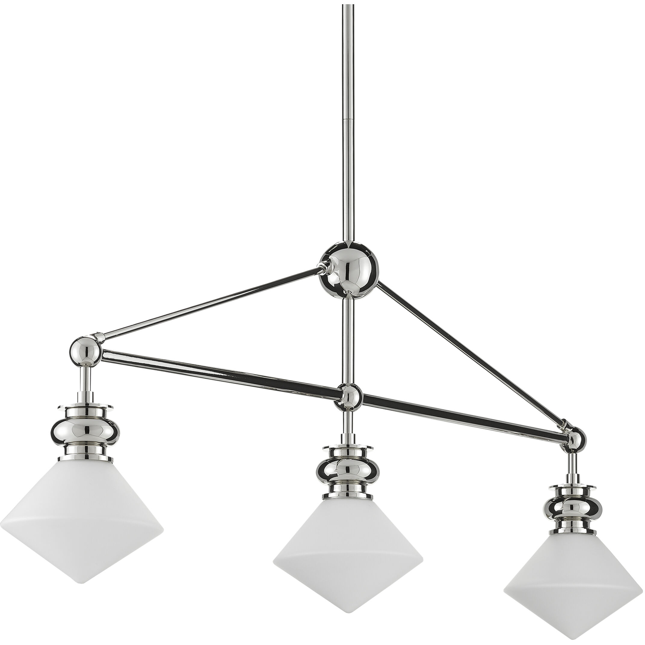 Rycroft Linear Chandelier Ceiling Light, Rectangular